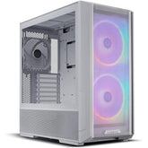 Lian Li Lancool 216rw Mesh High Airflow Argb Mesh Front Panel W/ 3 Pwm Fans W/ Usb Type C White - CompuMe
